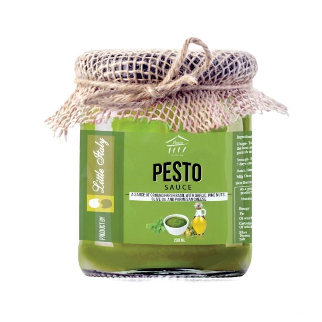 Little Italy’s Acasa’s Pesto Sauce in a jar